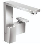 Axor Edge 1.2 GPM Single Hole Bathroom Faucet 190 Less Drain Assembly - Engineered in Germany, Limited Lifetime Warranty Chrome