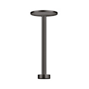 Axor ONE 14" Ceiling Mounted 2-Jet Shower Arm for ONE 2-Jet Ceiling Showerhead - Engineered in Germany, Limited Lifetime Warranty Brushed Black Chrome