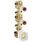 Axor ONE Thermostatic Rough In Valve with 2 Volume Controls N/A
