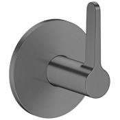 Axor ONE Single Lever Handle Volume Control Valve Trim - Less Valve Brushed Black Chrome