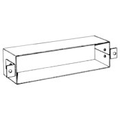 Baldwin Package Sized Letter Box Sleeve Satin Stainless Steel