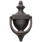 Baldwin Colonial Style Solid Brass Door Knocker Distressed Oil Rubbed Bronze