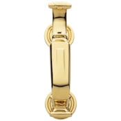 Baldwin S Style Curved Solid Brass Door Knocker Lifetime Polished Brass