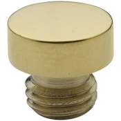 Baldwin Solid Brass Button Tip Finial for Radius Corner Hinges (Quantity 2) Lifetime Polished Brass