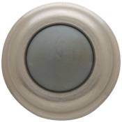 Baldwin 1 Inch Wall Mounted Convex Bumper Door Stop Satin Nickel