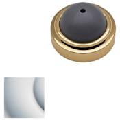 Baldwin 1-3/4 Inch Diameter Convex Wall Mounted Flush Bumper Satin Nickel