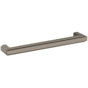 Baldwin Raised 8 Inch Center to Center Handle Cabinet Pull Lifetime Graphite Nickel