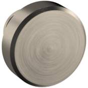 Baldwin Bevel 1-1/2 Inch Mushroom Cabinet Knob from the Estate Collection Lifetime Graphite Nickel
