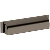 Baldwin Transitional 6 Inch Center to Center Cup Cabinet Pull from the Estate Collection Lifetime Graphite Nickel