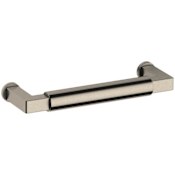 Baldwin Gramercy 4 Inch Center to Center Handle Cabinet Pull from the Estate Collection Lifetime Graphite Nickel