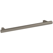 Baldwin Octagonal 8 Inch Center to Center Bar Cabinet Pull Lifetime Graphite Nickel