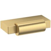 Baldwin Modern 1-7/8 Inch Long Rectangular Cabinet Pull from the Estate Collection Lifetime Satin Brass