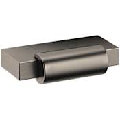 Baldwin Modern 1-7/8 Inch Long Rectangular Cabinet Pull from the Estate Collection Lifetime Graphite Nickel