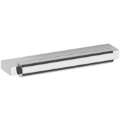 Baldwin Modern 4 Inch Center to Center Rectangular Cabinet Pull from the Estate Collection Polished Chrome