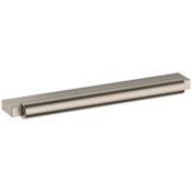 Baldwin Modern 6 Inch Center to Center Rectangular Cabinet Pull from the Estate Collection Lifetime Graphite Nickel