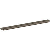 Baldwin Modern 8 Inch Center to Center Rectangular Cabinet Pull Lifetime Graphite Nickel