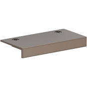 Baldwin Edge 2 Inch Center to Center Finger Cabinet Pull Lifetime Graphite Nickel