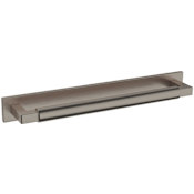 Baldwin Minneapolis 8 Inch Center to Center Cabinet Pull Backplate Lifetime Graphite Nickel
