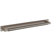 Baldwin Minneapolis 12 Inch Center to Center Cabinet Pull Backplate Lifetime Graphite Nickel