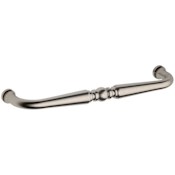 Baldwin Colonial 6 Inch Center to Center Handle Cabinet Pull from the Estate Collection Lifetime Graphite Nickel