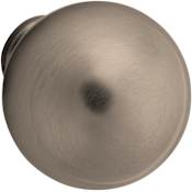 Baldwin Spherical 1-1/4 Inch Round Cabinet Knob from the Estate Collection Lifetime Graphite Nickel