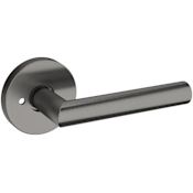 Baldwin 5173 Privacy Door Lever Set with 5046 Rose from the Estate Collection Lifetime Graphite Nickel