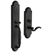Baldwin Hamilton Right Hand Single Cylinder Mortise Handleset Trim Set Distressed Oil Rubbed Bronze