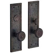 Baldwin Nashville Dummy Handleset Trim Set Distressed Oil Rubbed Bronze