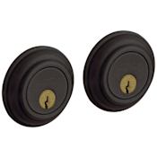 Baldwin Traditional Style Double Cylinder Deadbolt Distressed Oil Rubbed Bronze