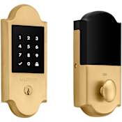 Baldwin Touchscreen Boulder Standalone Deadbolt Vintage Brass