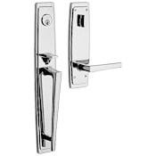 Baldwin Palm Springs Full Escutcheon Single Cylinder Handleset Polished Chrome
