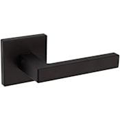 Baldwin L023 Passage Door Lever Set with R017 Rose from the Estate Collection Oil Rubbed Bronze