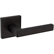 Baldwin L023 Privacy Door Lever Set with R017 Rose from the Estate Collection Oil Rubbed Bronze