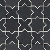 Bedrosians Monet - 13" x 13" Square Floor and Wall Tile - Honed Visual - Sold by Carton (5.1 SF/Carton) Nero Marquina