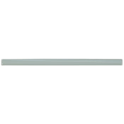 Bedrosians Marin 12" x 0.5" Glossy Ceramic Grout or Thin-Set Tile Jolly - Sold by Piece (1 LF/Piece) Aloe Green (Light Green)