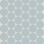 Bedrosians Marin - 10" x 12" Circle Floor and Wall Tile - Matte Visual - Sold by Carton (8.61 SF/Carton) Misty Blue (Light Blue)