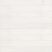 Bedrosians Allora - 3" x 24" Rectangle Floor and Wall Tile - Matte Visual - Sold by Carton (10.66 SF/Carton) Solid White