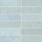 Bedrosians Cloe - 2.5" x 8" Rectangle Wall Tile - Glossy Visual - Sold by Carton (10.64 SF/Carton) Baby Blue
