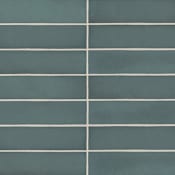 Bedrosians Makoto - 2.5" x 10" Rectangle Wall Tile - Matte Visual - Sold by Carton (5.38 SF/Carton) Arashi Blue