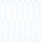 Bedrosians Reine - 3" x 12" Rectangle Wall Tile - Glossy Visual - Sold by Carton (6.9 SF/Carton) White
