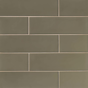 Bedrosians Verve - 6" x 20" Rectangle Wall Tile - Matte Visual - Sold by Carton (8 SF/Carton) Golden Glimmer