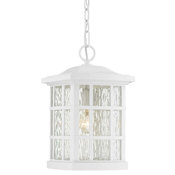 Bellevue Cambria 15" Tall Single Light Outdoor Lantern Pendant Fresco