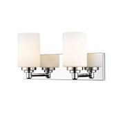 Bellevue Irene 2 Light 16" Wide Bathroom Vanity Light Chrome