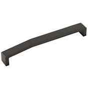 Belwith Keeler Veer 7-9/16 Inch Center to Center Handle Cabinet Pull Black Nickel