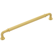 Belwith Keeler Berkshire 8-13/16" Center to Center Traditional Single Barrel Cabinet Handle / Drawer Pull Brushed Golden Brass