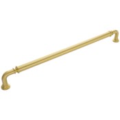 Belwith Keeler Berkshire 18" Center to Center Traditional Single Barrel Appliance Handle / Pull Brushed Golden Brass