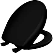 Bemis Classic Colors Round Closed-Front Toilet Seat with Stay-Tite and Easy-Clean Black