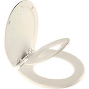 Bemis NextStep2 Round Closed Child / Adult - Front Toilet Seat with Soft Close and Lid Biscuit