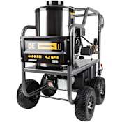 BE Power Equipment 4400 PSI 4.2 GPM Gas Powered Hot Water Pressure Washer with 420CC PowerEasy Engine N/A