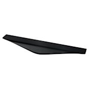 Berenson Lips 9-7/16 Inch Long Finger Tab Lip Cabinet Pull / Drawer Tab Pull from the Art Tech Collection by R. Christensen Black